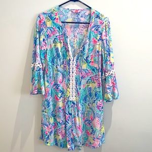 Lilly Pulitzer beach dress/coverup, size M
